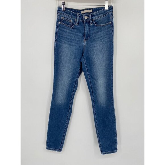 ATHLETA True Blue SCULPTEK ULTRA SKINNY Slimming Stretch Jeans SIZE 0 - Picture 1 of 5